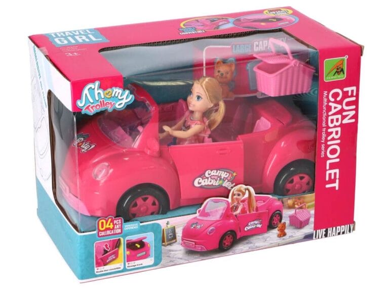 Fun Cabriolet met Pop Roze