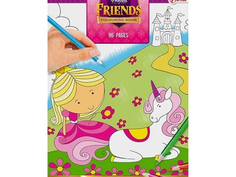 Princess Friends Kleurboek 96 Bladzijden