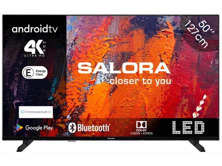 Salora 50UA550 4K Ultra HD Android Smart TV 127 cm Zwart
