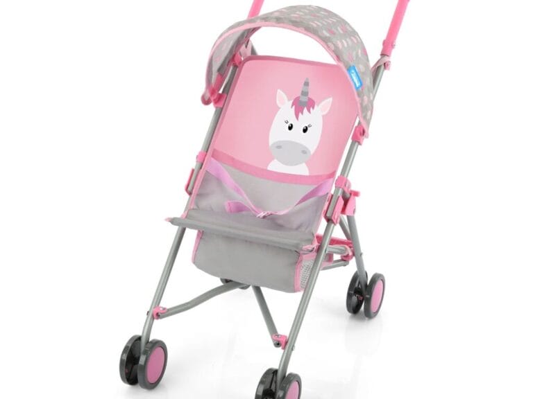 Hauck-Toys Eenhoorn Poppenbuggy Roze/Grijs