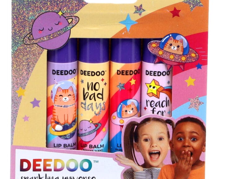 Deedoo Kids Lipbalm Sparkling Universe met Geur
