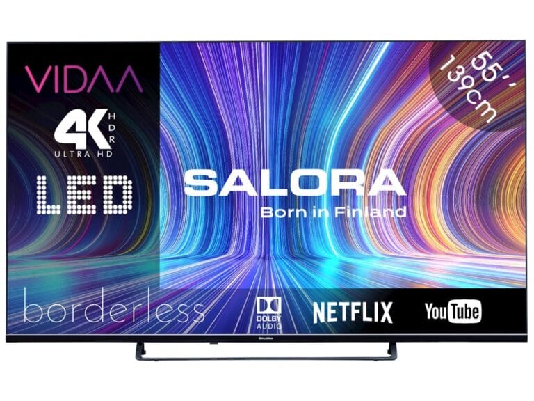 Salora 55UV210 4K ULTRA HD TV 139 cm Zwart