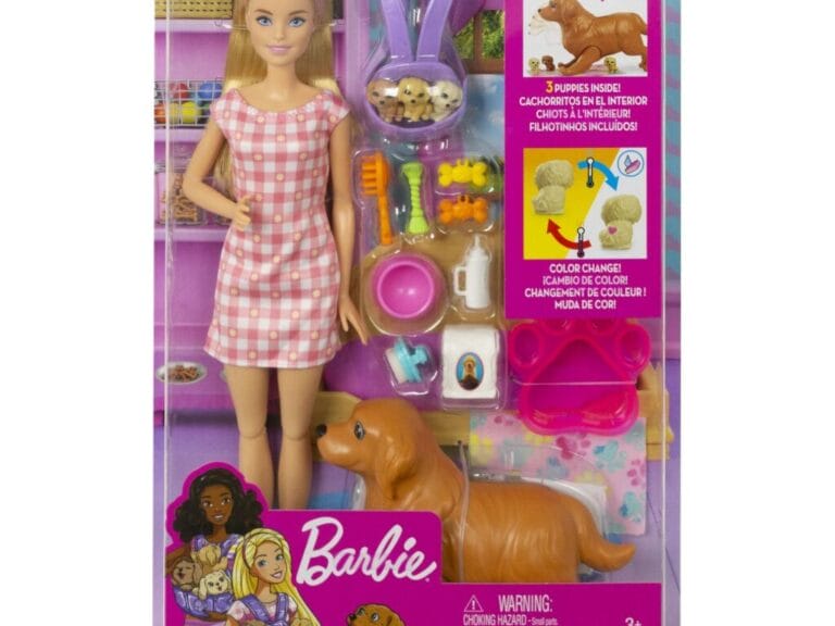 Barbie Pop + Hond met Puppies