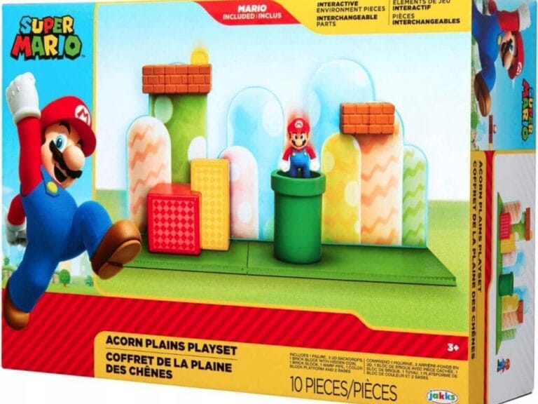 Jakks Super Mario Acorn Plains Actieset + Mario Figuur