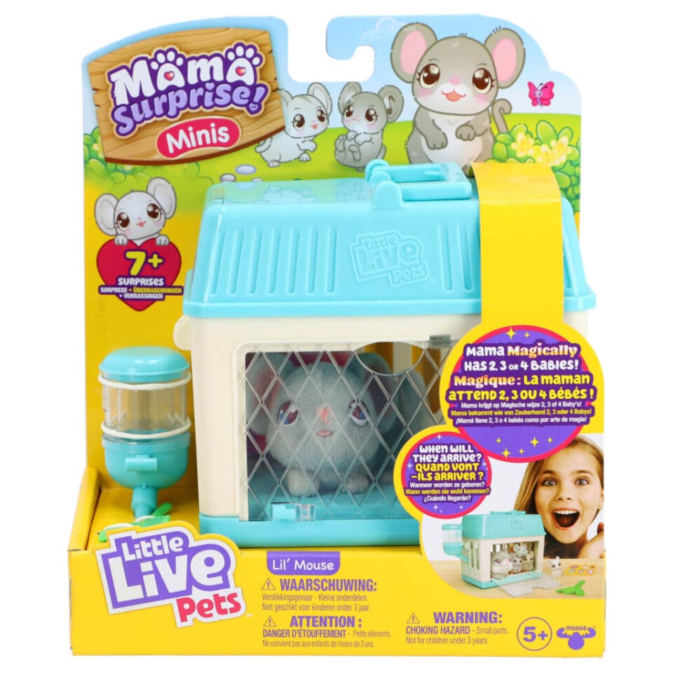 Little Live Pets Mama Surprise Mini Muis Blauw