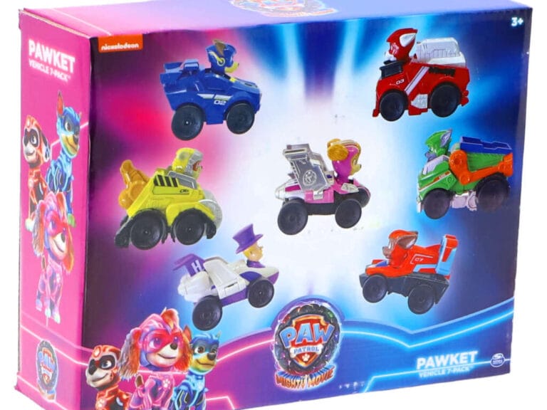 Paw Patrol Mighty Movie Squad Racers 7 Pack
