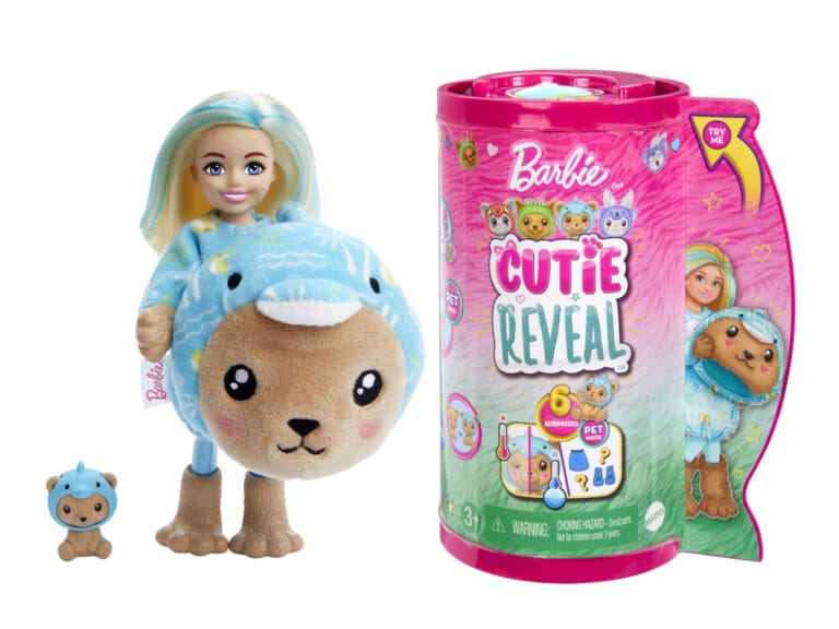 Barbie Cutie Reveal Chelsea Teddybeer Dolfijn