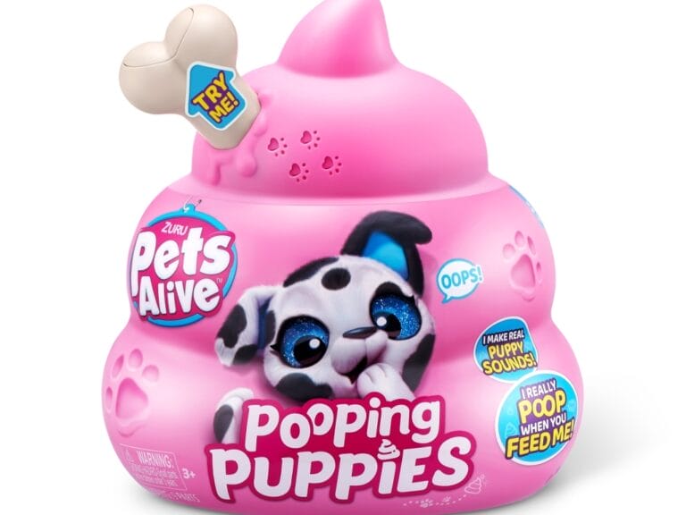 Zuru Pets Alive Pooping Puppies Knuffel Puppy + Geluid Assorti