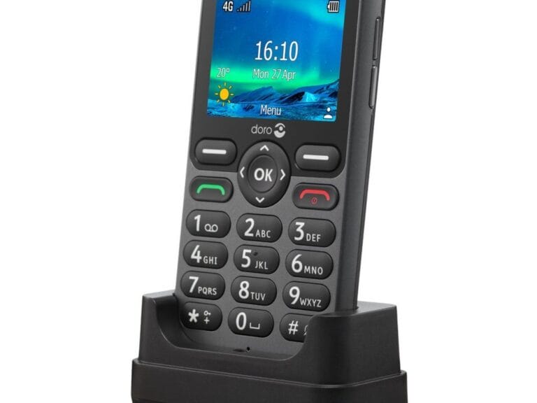 Doro 5860 Eenvoudige Seniorentelefoon Zwart