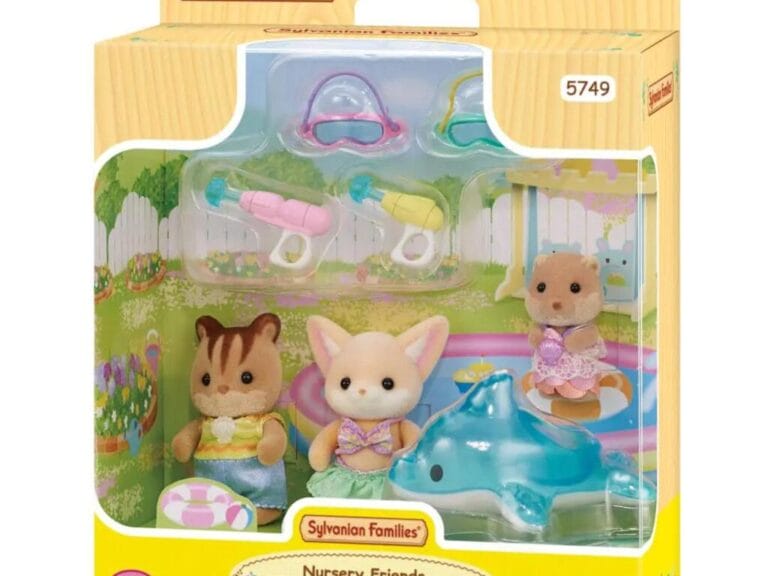 Sylvanian Families 5749 Trio Peutervriendjes Zwembad Fun