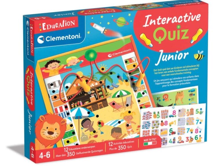Clementoni Interactieve Quiz Junior 4-6 Jaar + Licht