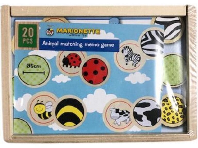 Marionettewood Houten Memory Spel 20-delig