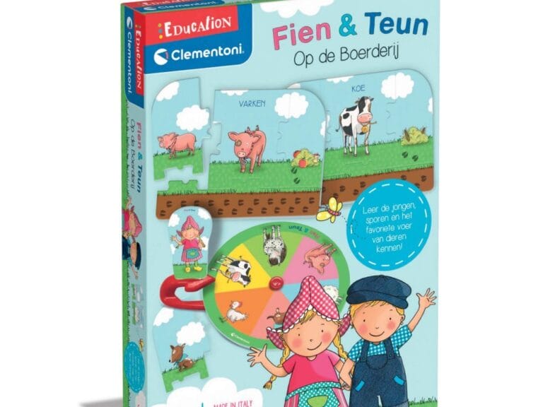 Clementoni Fien en Teun Op De Boerderij Puzzelspel