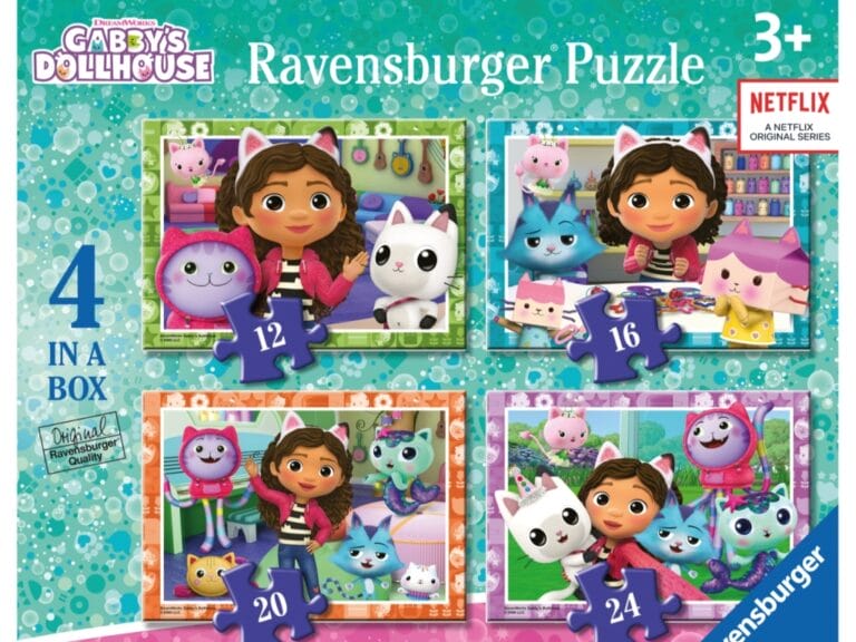 Ravensburger Puzzel Gabby's Dollhouse 12-16-20-24 Stukjes