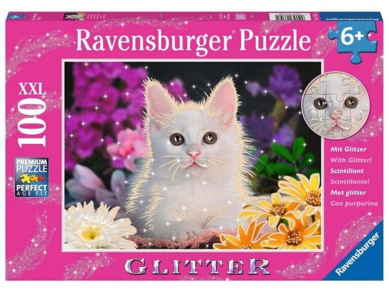 Ravensburger Puzzel Glitter Katje 100 XXL Stukjes