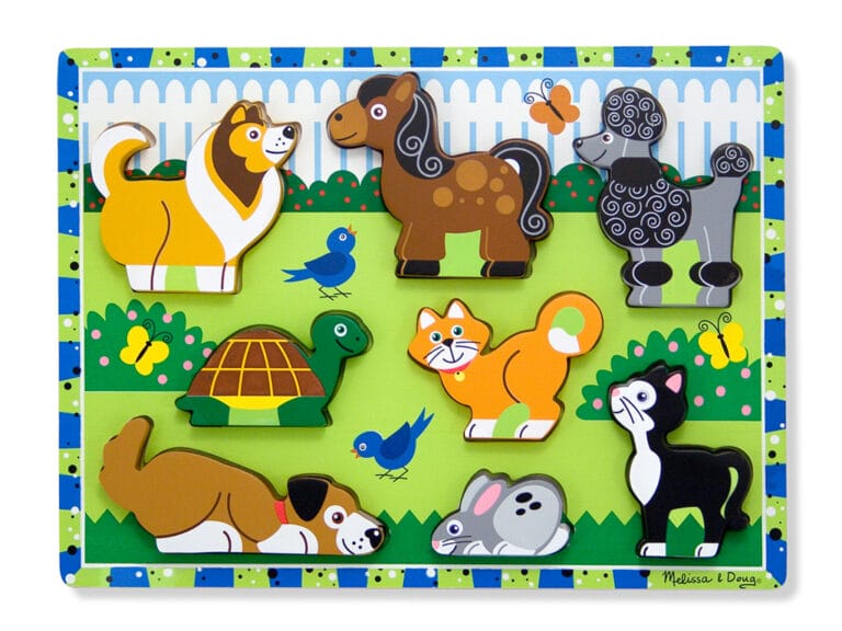 Melissa & Doug Houten Puzzel Huisdieren