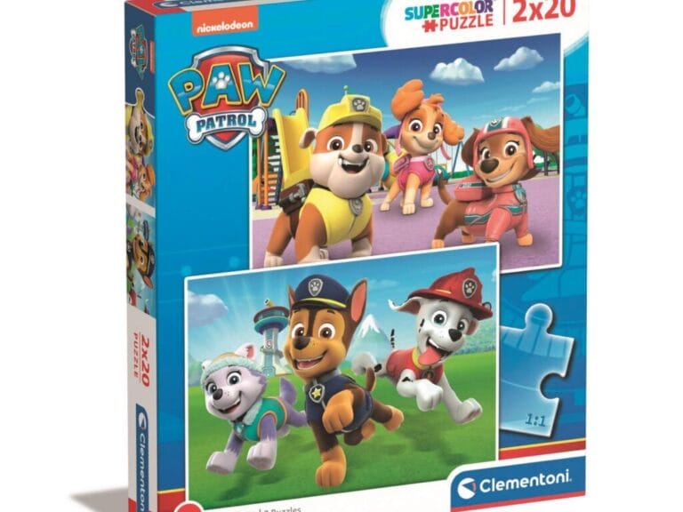 Clementoni Supercolor Puzzel Paw Patrol 2x20 Stukjes