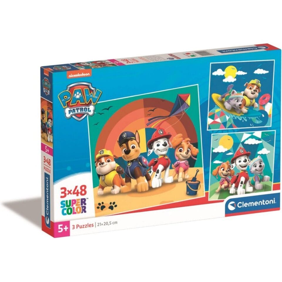 Clementoni Paw Patrol Puzzel 3x48 Stukjes