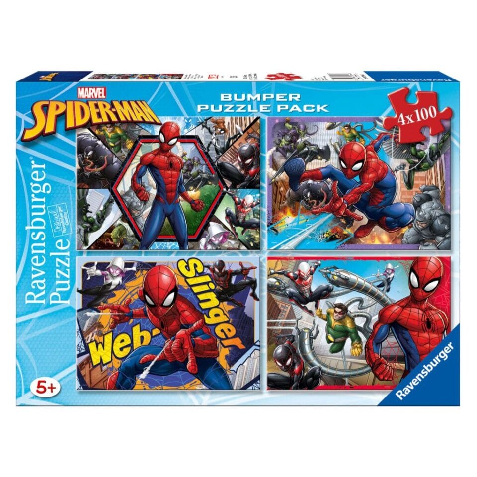 Ravensburger Puzzel Spiderman 4x100 Stukjes