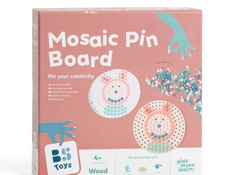 BS Toys Mozaïek Pinbord Hout