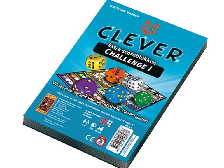 999 Games Clever Challenge Scoreblokken 2 Stuks