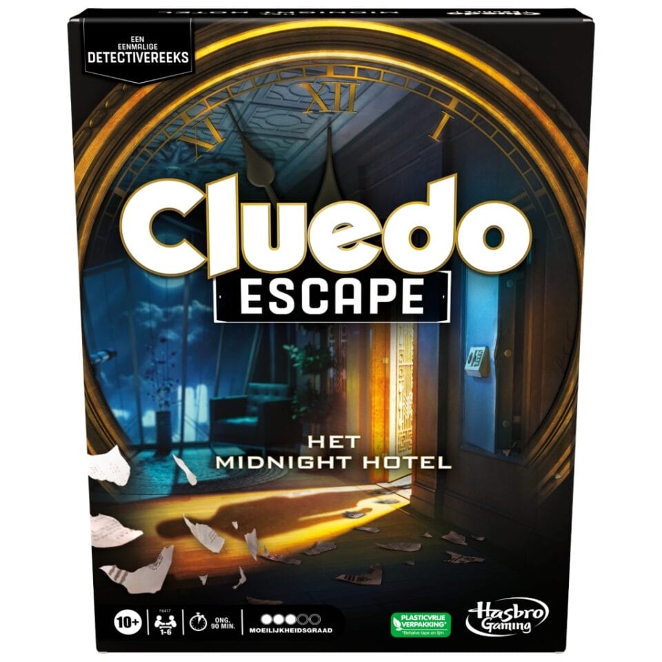 Hasbro Gaming Cluedo Escape Het Midnight Hotel