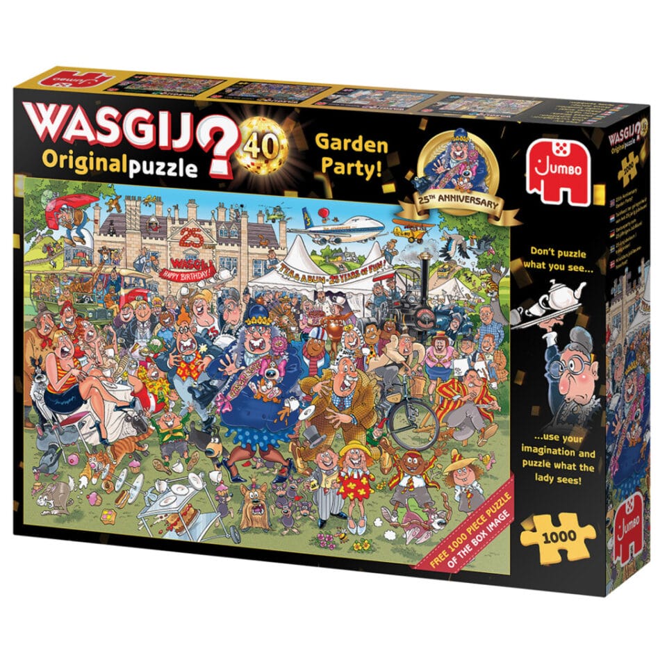 Jumbo Puzzel Wasgij Original 40 Garden Party 2x1000 Stukjes