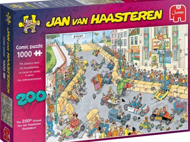 Jumbo Puzzel Jan Van Haasteren 200e De Zeepkistenrace 1000 Stukjes