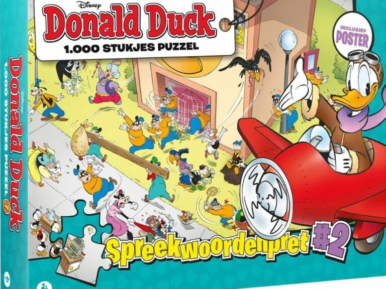 Disney Donald Duck Puzzel Spreekwoordenpret 2 1000 Stukjes + Poster