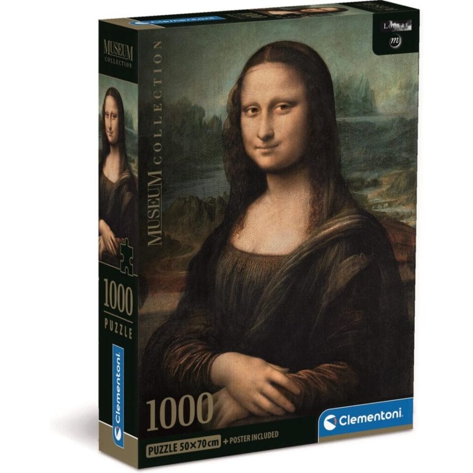 Clementoni Puzzel Mona Lisa 1000 Stukjes + Poster