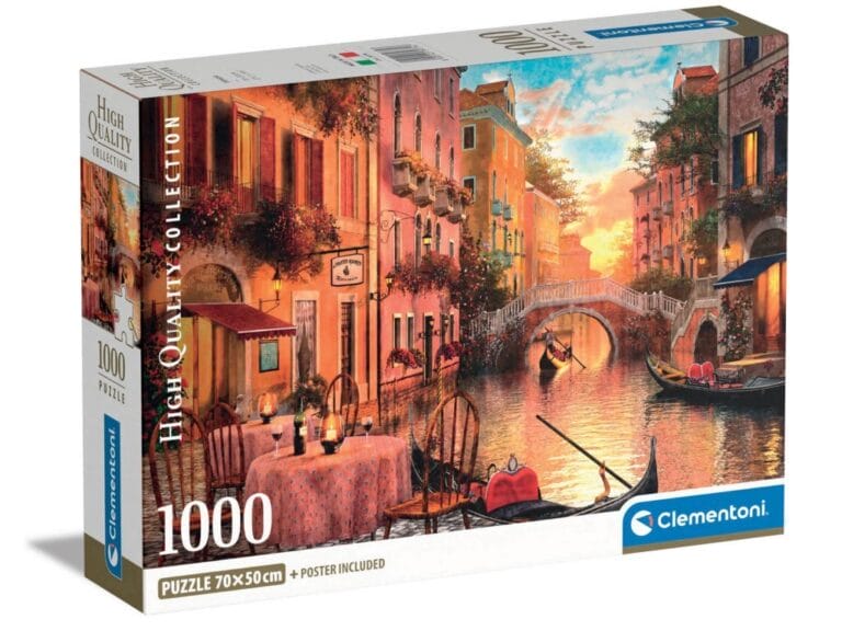 Clementoni High Quality Collection Puzzel + Poster Venetië 1000 Stukjes