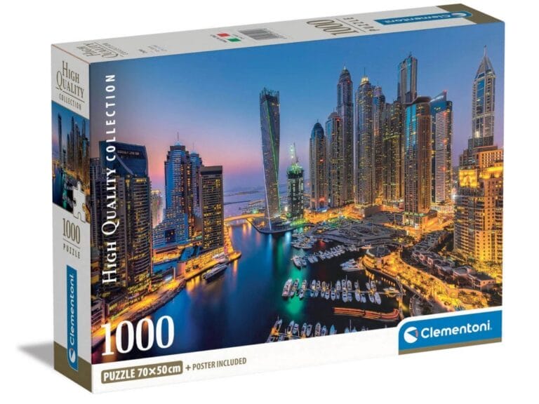 Clementoni High Quality Collection Puzzel + Poster Dubai 1000 Stukjes