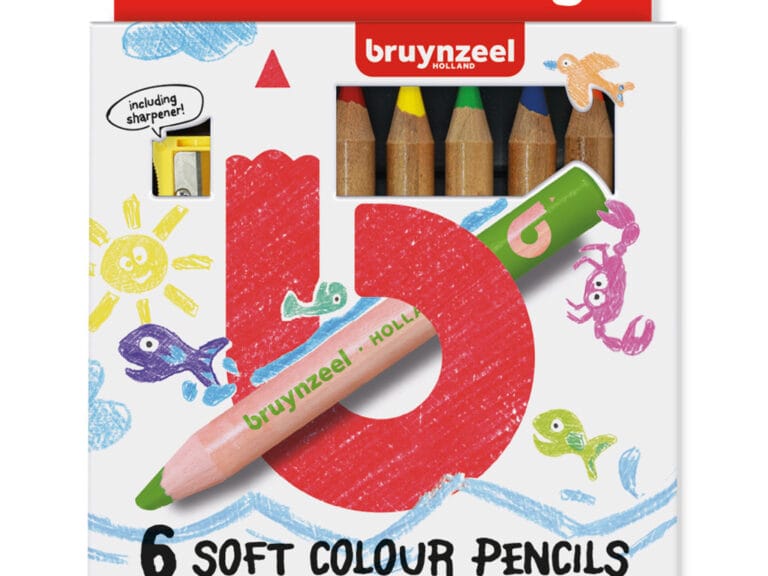 Bruynzeel Soft Colour Kleurpotloden 6 Stuks