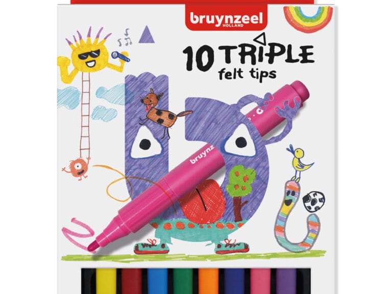 Bruynzeel Triple Viltstiften 10 Stuks
