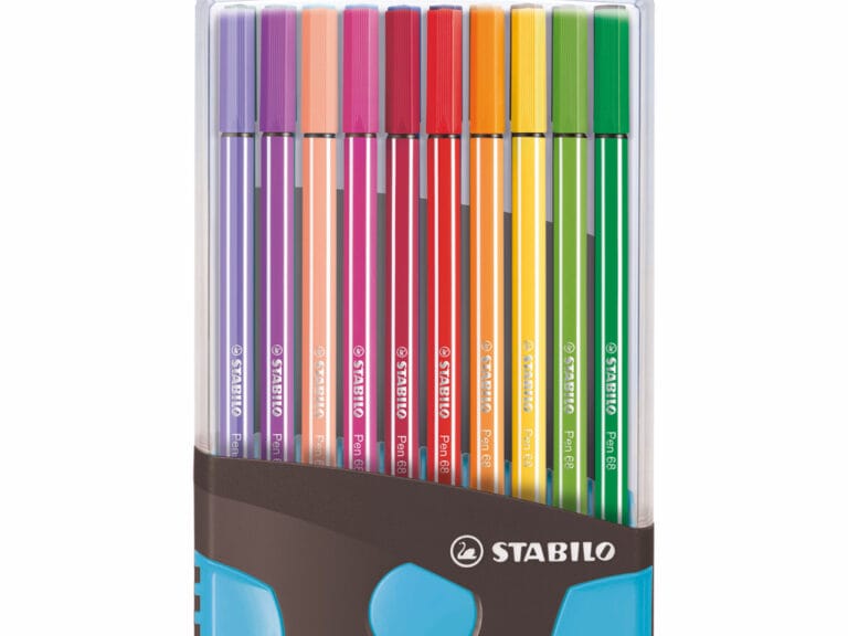 Stabilo Pen 68 in 20 Kleuren Antraciet/Blauw