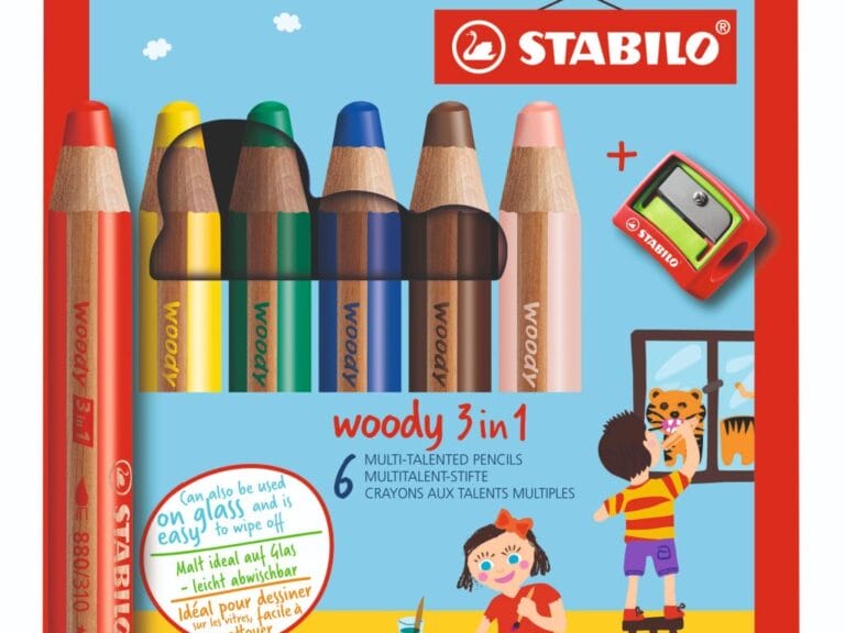 Stabilo Woody 3in1 Potloden 6 Stuks