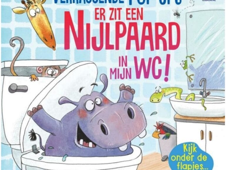Pop-Up Boek Er Zit Een Nijlpaard In Mijn WC!