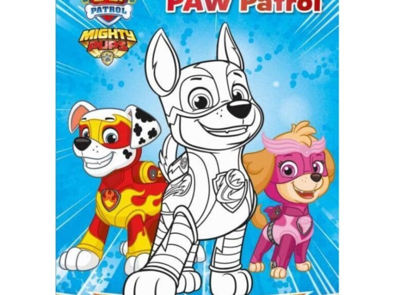 Paw Patrol Mighty Pups Kleurboek