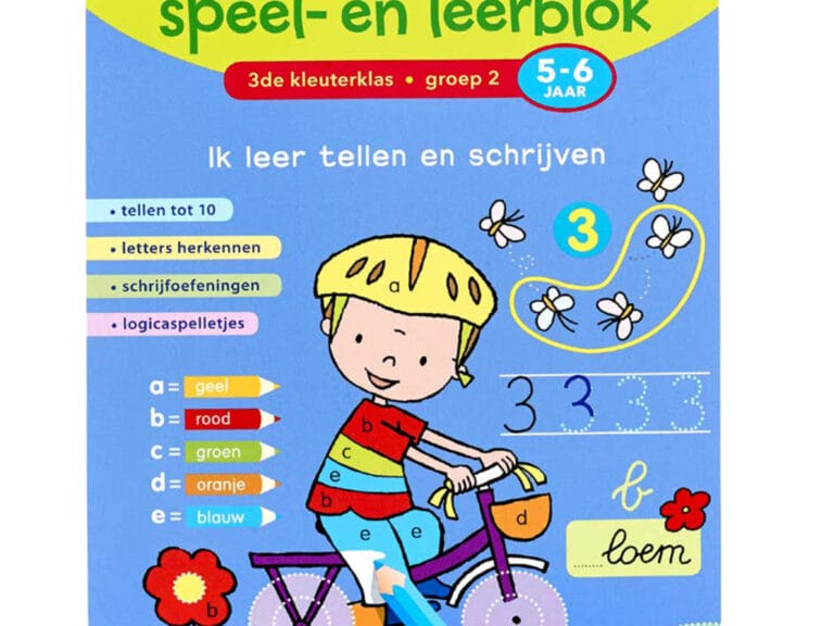 Deltas Reuzeleuk Speel- en Leerblok Ik Leer Tellen en Schrijven 5-6 Jaar