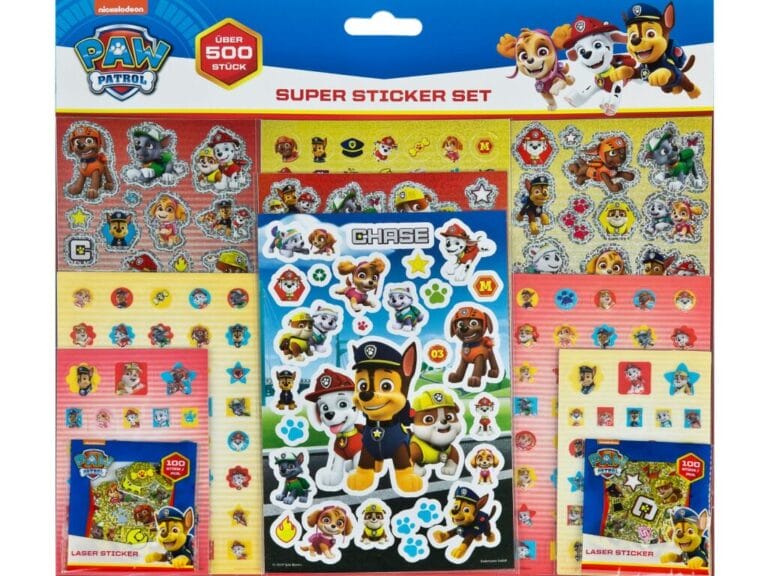 Paw Patrol Stickerset 500+