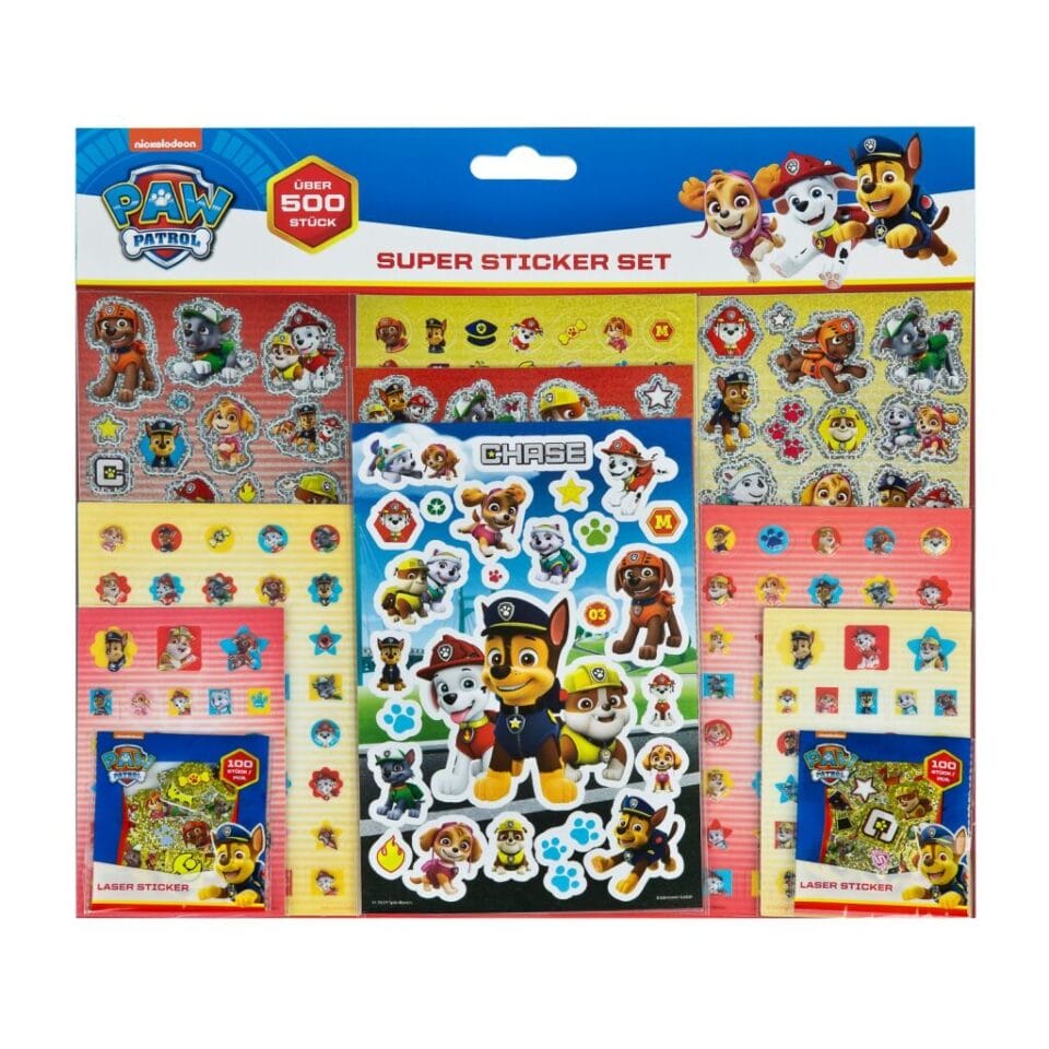 Paw Patrol Stickerset 500+