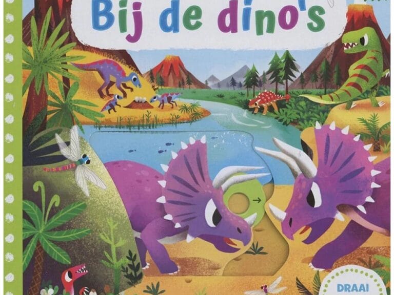 Deltas Boek Kijk en Ontdek Bij de Dino's
