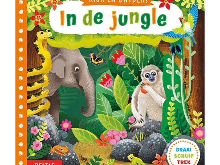 Deltas Boek Kijk en Ontdek In De Jungle
