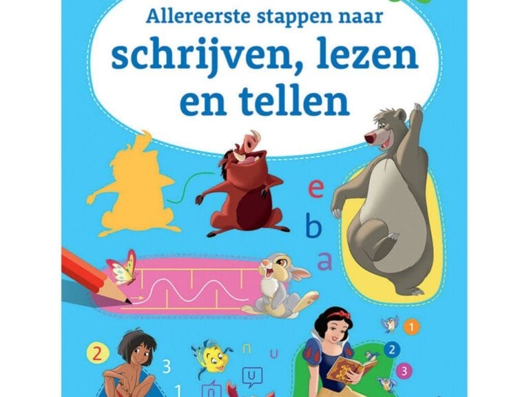 Ik Leer Met Disney Allereerste Stappen naar Schrijven Lezen en Tellen