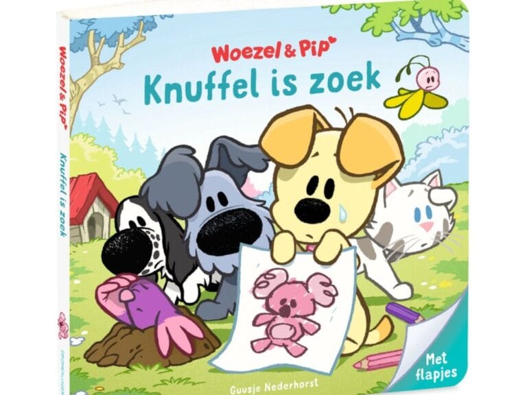 Woezel en Pip Boek Knuffel is Zoek