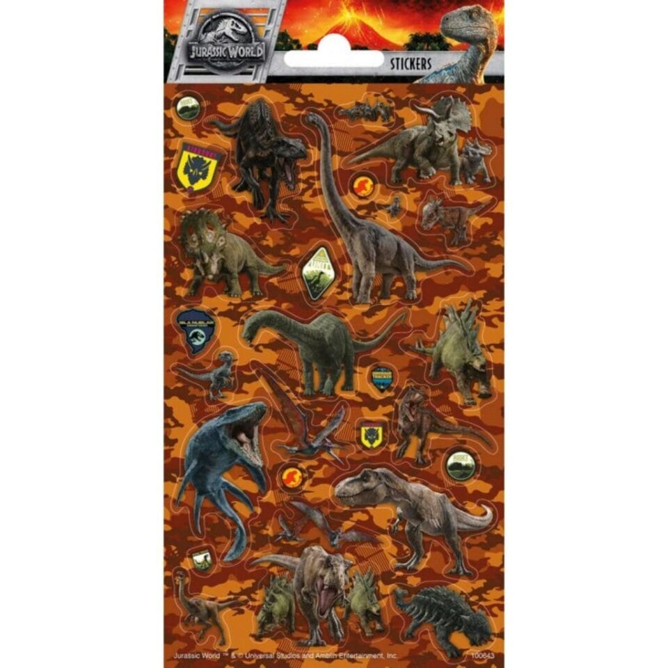 Jurassic World Stickers