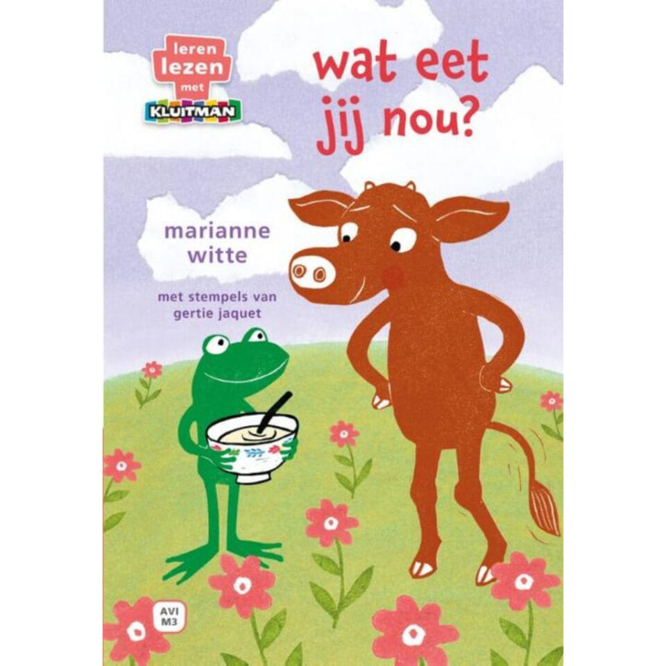 Kluitman Boek AVI M3 Wat Eet Jij Nou?