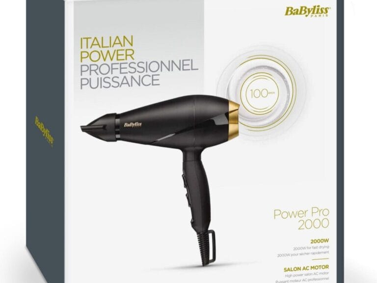 Babyliss 6704E Power Pro 2000 Föhn Zwart/Goud