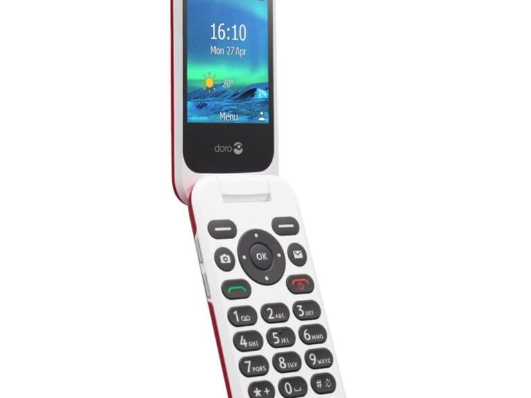 Doro 6820 Senioren GSM Wit/Rood