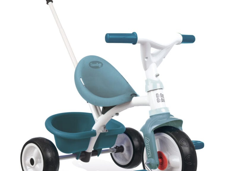 Smoby Baby Balade Driewieler met Fluisterbanden Blauw/Wit